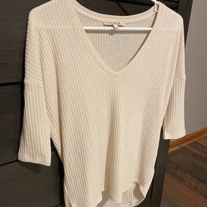 NWOT Express Waffle Knit London Tee